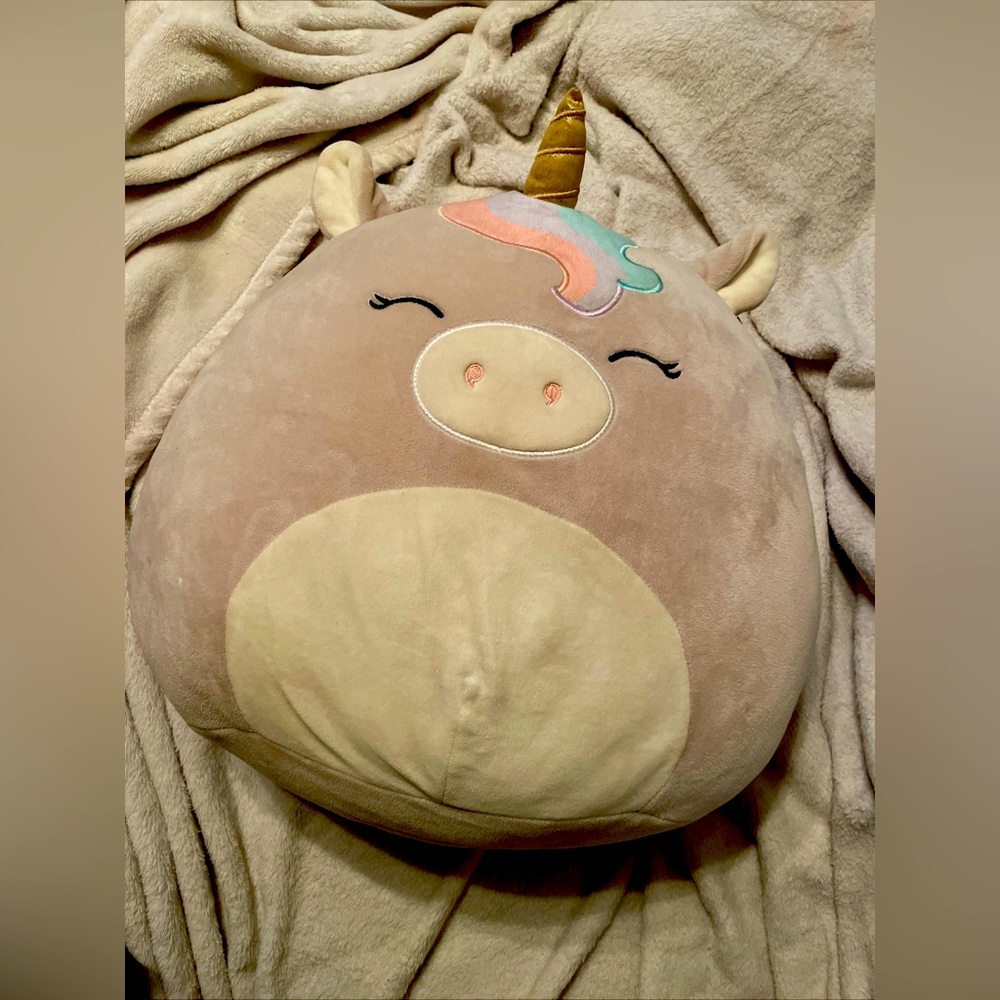 Kellytoy Squishmallows Teresa 12” Gray Unicorn Plush Stuffed Animal 2021